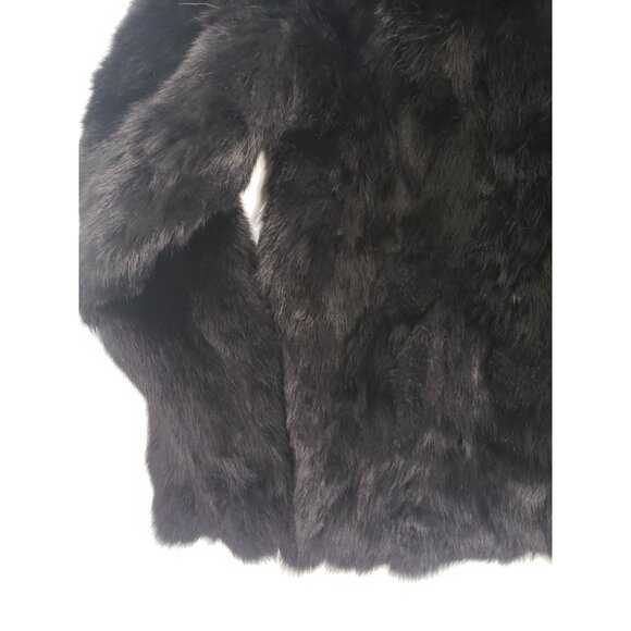 Arielle by Navarre Fur Co. Black Genuine Rabbit Fur Jacket Size 2X Pre Owned - Picture 2 of 9